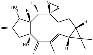 环氧续随子醇 结构式
