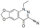 1-ethyl-1,4-dihydro-4-oxo[1,3]dioxolo[4,5-g]cinnoline-3-carbonitrile 结构式