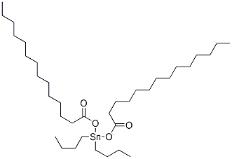 dibutylbis(myristoyloxy)stannane 结构式