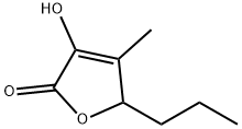 3-hydroxy-4-methyl-5-propylfuran-2(5H)-one 结构式