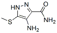 Pyrazole-3-carboxamide,  4-amino-5-methylthio-  (8CI) 结构式