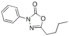 2-Butyl-4-phenyl-1,3,4-oxadiazol-5(4H)-one 结构式