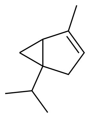 THUJONE, (A + B)(SG) 结构式
