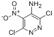 3,6-二氯-5-硝基哒嗪-4-胺 结构式