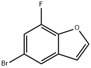 5-溴-7-氟苯并呋喃 结构式