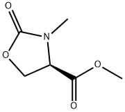 4-Oxazolidinecarboxylicacid,3-methyl-2-oxo-,methylester,(4R)-(9CI) 结构式