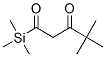 4,4-dimethyl-1-(trimethylsilyl)pentane-1,3-dione 结构式