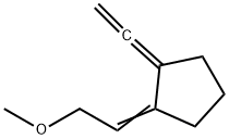 Cyclopentane, 1-ethenylidene-2-(2-methoxyethylidene)- (9CI) 结构式