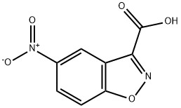 5-nitro-3-carboxybenzisoxazole 结构式