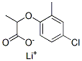 lithium 2-(4-chloro-2-methylphenoxy)propionate 结构式