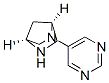 2,5-Diazabicyclo[2.2.1]heptane,2-(5-pyrimidinyl)-,(1S,4S)-(9CI) 结构式