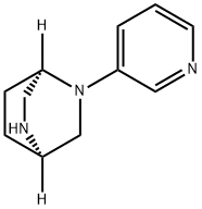 2,5-Diazabicyclo[2.2.2]octane,2-(3-pyridinyl)-,(1R,4R)-(9CI) 结构式