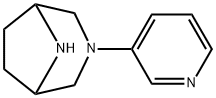 3,8-Diazabicyclo[3.2.1]octane,3-(3-pyridinyl)-(9CI) 结构式