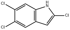 2,5,6-三氯-1H-吲哚 结构式