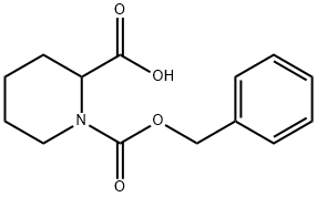 1-N-苄氧羰基-2-哌啶甲酸 结构式
