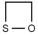 1,2-Oxathietane 结构式