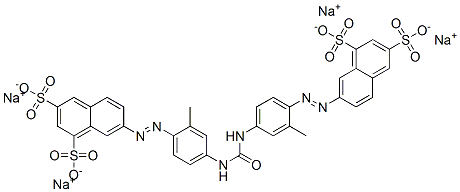 tetrasodium 7,7'-[ureylenebis[(2-methyl-p-phenylene)azo]]dinaphthalene-1,3-disulphonate 结构式