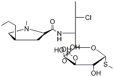 克林霉素3-磷酸盐 结构式