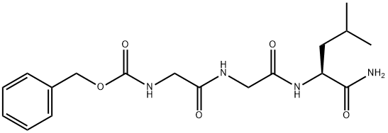 Z-GLY-GLY-LEU-NH2 结构式