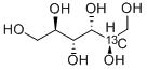 D-甘露糖醇-2-13C 结构式