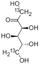 D-(-)-果糖-1,6-13C2 结构式