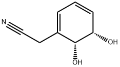 1,3-Cyclohexadiene-1-acetonitrile, 5,6-dihydroxy-, (5S,6R)- (9CI) 结构式
