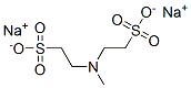 disodium 2,2'-(methylimino)bisethanesulphonate 结构式