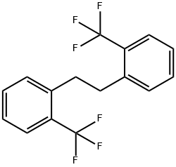 1,2-二(2-三氟甲基苯基)乙烷 结构式
