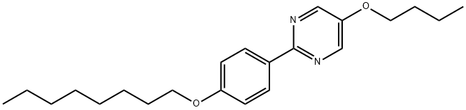 2-(4(n-Octyloxy)-phenyl]-5-n-butyloxypyrimidine 结构式