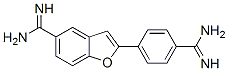 2-(4-amidinophenyl)-5-benzofurancarboxamidine 结构式