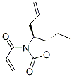 2-Oxazolidinone,5-ethyl-3-(1-oxo-2-propenyl)-4-(2-propenyl)-,(4S,5S)-(9CI) 结构式