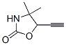2-Oxazolidinone, 5-ethynyl-4,4-dimethyl- (9CI) 结构式