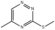 5-甲基-3-(甲基硫烷基)-1,2,4-三嗪 结构式