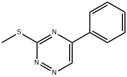 3-(甲硫基)-5-苯基-1,2,4-三嗪 结构式