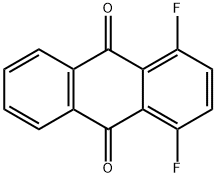 1,4-二氟蒽醌 结构式