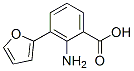 Benzoic acid, 2-amino-3-(2-furanyl)- (9CI) 结构式