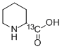 2-哌啶甲酸(羧基-13C) 结构式