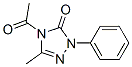 4-Acetyl-3-methyl-1-phenyl-1H-1,2,4-triazol-5(4H)-one 结构式