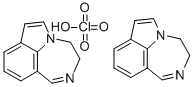 Pyrrolo(3,2,1-jk)(1,4)benzodiazepine, 3,4-dihydro-, perchlorate (2:1) 结构式
