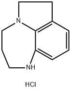 Pyrrolo(1,2,3-ef)(1,5)benzodiazepine, 1,2,4,5,6,7-hexahydro-, dihydroc hloride 结构式