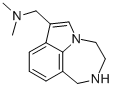 Pyrrolo(3,2,1-jk)(1,4)benzodiazepine, 7-((dimethylamino)methyl)-1,2,3, 4-tetrahydro- 结构式