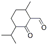 6-Methyl-3-isopropyl-2-oxocyclohexanecarbaldehyde 结构式