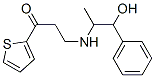 1-Propanone, 3-((2-hydroxy-1-methyl-2-phenylethyl)amino)-1-(2-thienyl) - 结构式