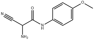 2-AMINO-2-CYANO-N-(4-METHOXY-PHENYL)-ACETAMIDE 结构式