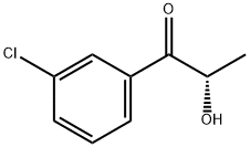 (S)-1-(3-Chlorophenyl)-2-hydroxy-1-propanone 结构式