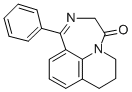 6H-Pyrido(3,2,1-jk)(1,4)benzodiazepin-4(3H)-one, 7,8-dihydro-1-phenyl- 结构式