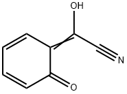 Acetonitrile, hydroxy(6-oxo-2,4-cyclohexadien-1-ylidene)- (9CI) 结构式