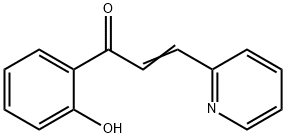 (E)-1-(2-hydroxyphenyl)-3-pyridin-2-yl-prop-2-en-1-one 结构式