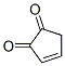 1-Cyclopentene-3,4-dione 结构式
