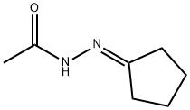 ACETIC ACID CYCLOPENTYLIDENE-HYDRAZIDE 结构式